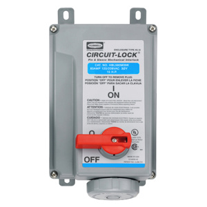 Hubbell Wiring Pin and Sleeve Mechanical Interlock Devices