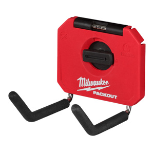 Milwaukee PACKOUT™ Tool Storage Hooks 4 in Polymer, Steel Red<multisep/>Black