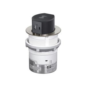 Hubbell Wiring Countertop Tri-power Receptacles