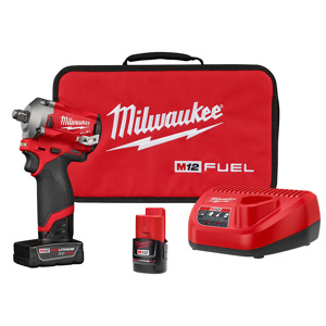 Milwaukee M12™ FUEL™ Stubby Impact Wrench Kits 1/2 in Cordless