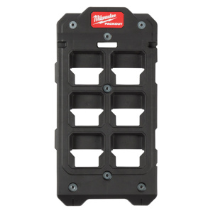 Milwaukee PACKOUT™ Mounting Plates 1 x 20 x 10.25 in Impact Resistant Polymers, Metal Black