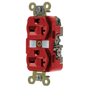 Hubbell Wiring Straight Blade Duplex Receptacles