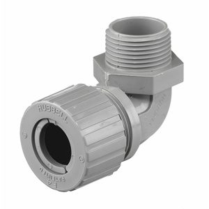 Hubbell Wiring NHC-CR Series Liquidtight Strain Relief 90 Degree Cord Connectors
