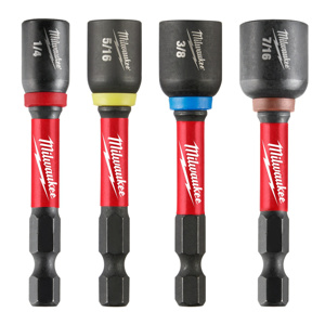 Milwaukee Impact Nutdriver Sets 4 Piece