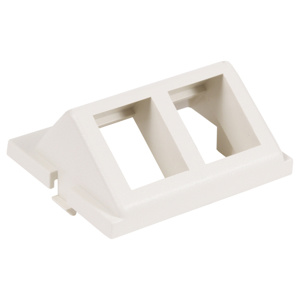 Hubbell Premise Faceplate Angled Module Inserts