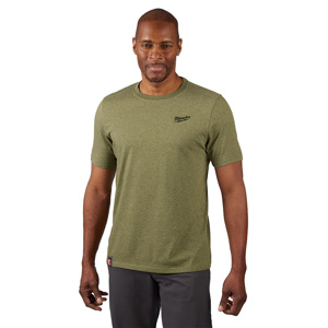 Milwaukee FREEFLEX™ Hybrid T-shirts 3XL Green Mens