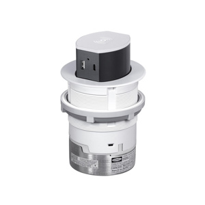 Hubbell Wiring Countertop Tri-power Receptacles