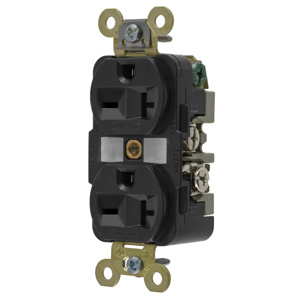 Hubbell Wiring Straight Blade Duplex Receptacles