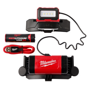 Milwaukee REDLITHIUM™ USB Rechargeable Hard Hat Headlamps 600 lm Not Hazardous Rated USB Rechargeable Battery