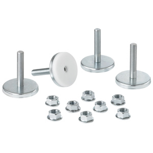 Mobile Base Leveling Kit, Black, Steel