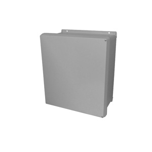 VJ Flat Opaque Cover Type 4X, 7.32x7.32x4.9, Lt Gray, FRP, HW