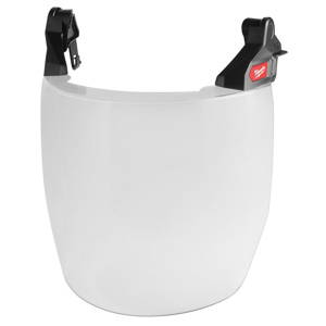 Milwaukee BOLT™ Full Face Shields Anti-fog, Anti-scratch Clear