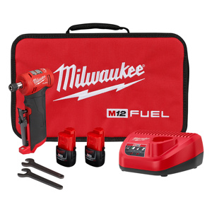 Milwaukee M12™ FUEL™ Right Angle Die Grinder Kits 1/4 in Cordless Paddle Switch