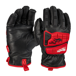 Milwaukee Cut-resistant Impact-resistant Gloves XL Gray<multisep/>Red<multisep/>Black Cut A5, Impact 2