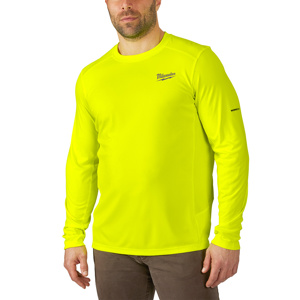 Milwaukee WORKSKIN™ High Vis Lightweight Shirts XL High Vis Yellow Mens