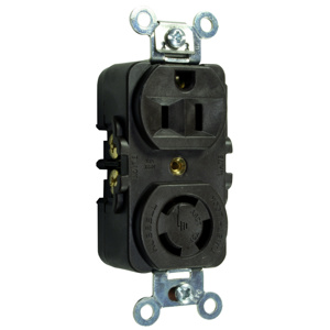 Hubbell Wiring Locking Duplex Receptacles