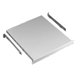 Rack-Mount Shelf Vented 1000mm Max Depth, fits 19in Rack, Black, Steel