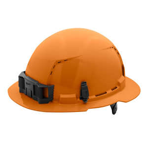 Milwaukee BOLT™ Full Brim Vented Hard Hats 6.5 - 8.5 in 6 Point Ratchet Orange