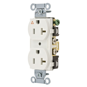 Hubbell Wiring Straight Blade Duplex Receptacles
