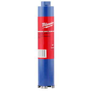 Milwaukee Dry Core Bits 1 x 10 in Diamond 5/8 in