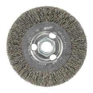 Milwaukee Wire Brush Wheels 4 in Carbon Steel