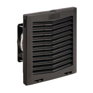 HF09 Side-Mount Filter Fan, 230V 70CFM, Black