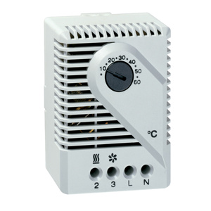 Thermostat Controller, 2.64x1.97x1.50, 115V Celcius, Lt Gray, Plastic