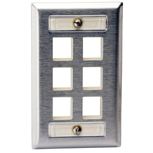 Hubbell Premise Standard Multimedia Faceplates