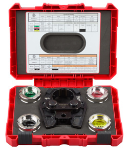 Milwaukee M18™ FORCE LOGIC™ Crimping Jaw and Die Kits <em class="search-results-highlight">U</em> Dies 400 - 750 kcmil 6 Ton Steel/Stainless Steel