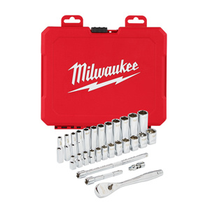 Milwaukee Metric Socket Sets 38 Piece