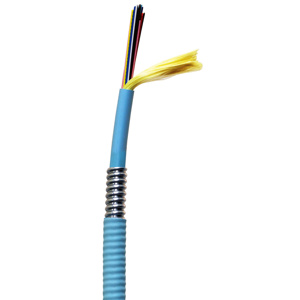 Hubbell Premise Indoor / Outdoor Armored Tight Buffer Plenum Fiber Optic Cable