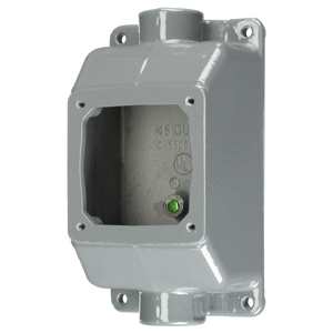 Hubbell Wiring Pin and Sleeve Back Boxes