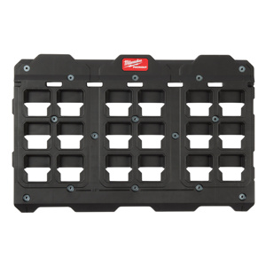 Milwaukee PACKOUT™ Mounting Plates 30.75 x 20 x 1.2 in Impact Resistant Polymers, Metal Black