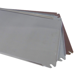 PolySafe Mounting Plate, 35.04x35.04x0.06, Powder Coated, Mild Steel