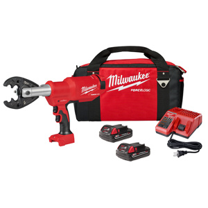 Milwaukee M18™ FORCE LOGIC™ Crimper Kits 6 Ton O Dies Cordless