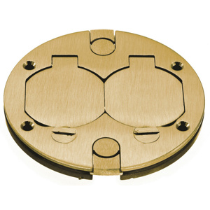 Hubbell Wiring Round Floor Box Covers