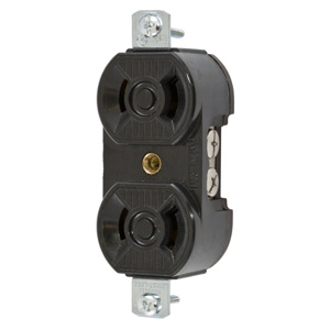 Hubbell Wiring Locking Duplex Receptacles