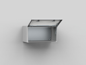 Wall mounted, 300x600x300, Compact enclosure, 1-door, with MP, mild steel, IP66
