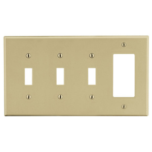 Hubbell Wiring Standard Decorator Toggle Wallplates