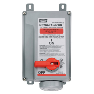 Hubbell Wiring Pin and Sleeve Mechanical Interlock Devices