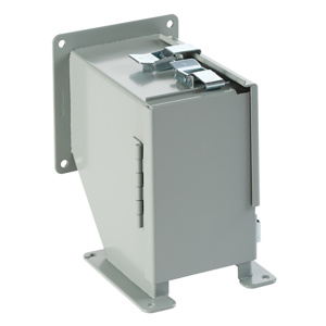 nVent HOFFMAN N12 Hinged Cover Lay-in Wiring Trough 90 Degree Elbow Outside Openings