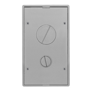 Hubbell Wiring Rectangular Furniture Feed Flush Floor Box Cover Assemblies