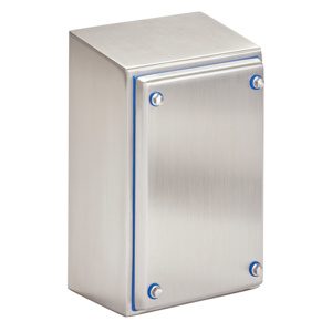 HyShed Screw Cover Enclosures Type 4X, 15.13x12.13x8.00, Stainless Steel 304