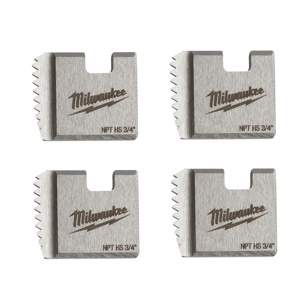 Milwaukee HIGH-SPEED NPT Portable Pipe Threading Die Heads 3/4 in