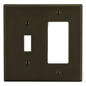 Hubbell Wiring Midsized Decorator Toggle Wallplates