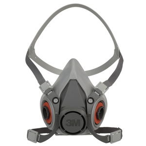 3M 6000 Series Reusable Half Facepiece Respirators Small 4 Point