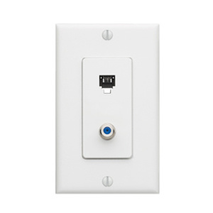Leviton Standard Telephone / Video Faceplates