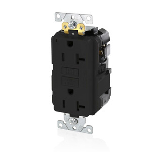MGFN2-E 5-20R LEV-LOK IND GRD GFCI BLK