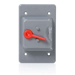 WP1S-GY PLASTIC ONE GANG SWITCH