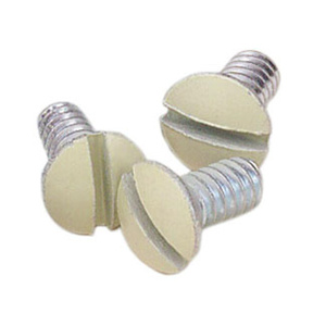 Leviton Stainless Steel Slotted Oval Head Wall Plate Screws